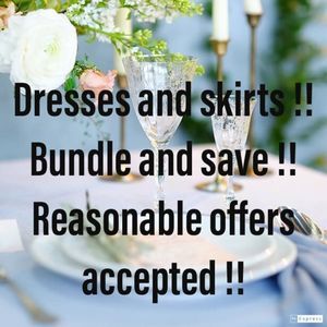 Various dresses and skirts for sale !! Bundle !!